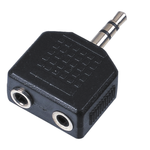 OMNITRONIC - adapter 2x mini jack F/ jack M