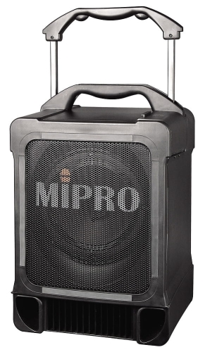 MIPRO MA 707 PAD - przenośny zestaw nagłaśniający z modułem CD, mpe, USB - widok z przodu.jpg