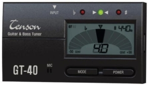 TENSON GT-40 UNIWERSLANY TUNER GITAROWY