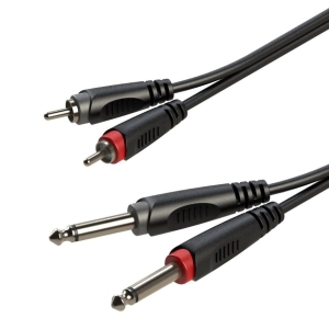 ROXTONE RACC150L1 - kabel 2x jack - 2x RCA 1m