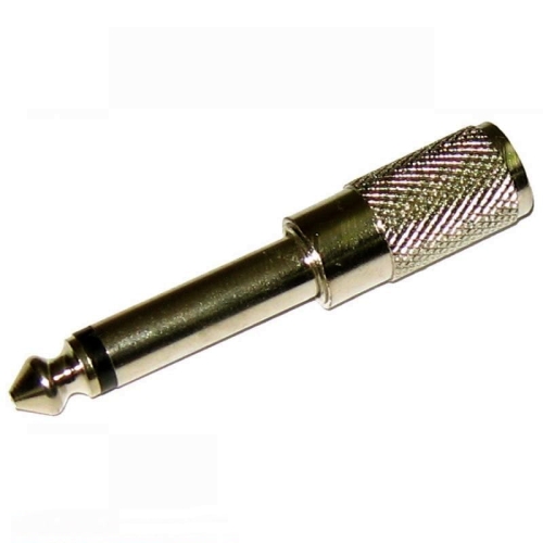 ZLA0334 - złącze jack 6,3-3,5 mono, metal