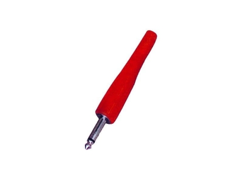 WTY0032-B - wtyk jack 6,3 mono HQ, czerwony