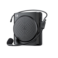 Głośnik dla przewodnika, nauczyciela, wzmacniacz głosu 16W, głośnik przenośny z mikrofonem przewodowym i bluetooth 5.4 - SD-S617B