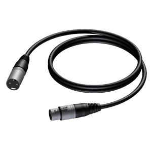 Kabel PROCAB CAB901/0.5, XLR (M) do XLR (F) (0,5 m)