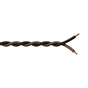Skręcony kabel montażowy PROCAB PR4602/1, 2 x 1 mm² czarno-czerwony (100m)