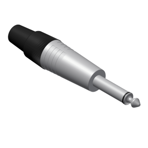 Złącze kablowe PROCAB VCJ2MX-P, jack 6,3mm (M), 25 szt.