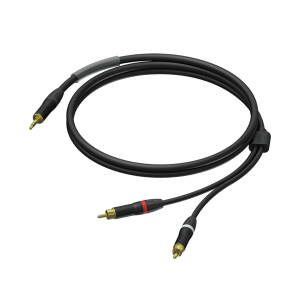 Kabel PROCAB PRA711/3, 2x jack 3,5mm (M) stereo do 2x RCA (M) (3m)