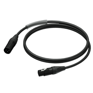 Kabel PROCAB PRA901/0.5, XLR (M) do XLR(F) (0,5m)
