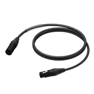 Kabel DMX AES/ EBU PROCAB PRD953/5, XLR (M) do XLR(F) (5m)