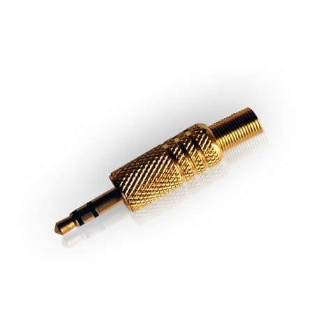 WTY0014 - wtyk jack3,5 stereo, złoty, metal