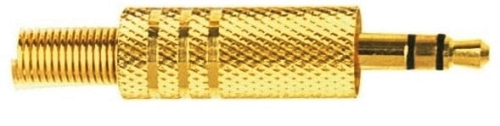 Redukcja Jack stereo/mini jack, złocona, niklowana