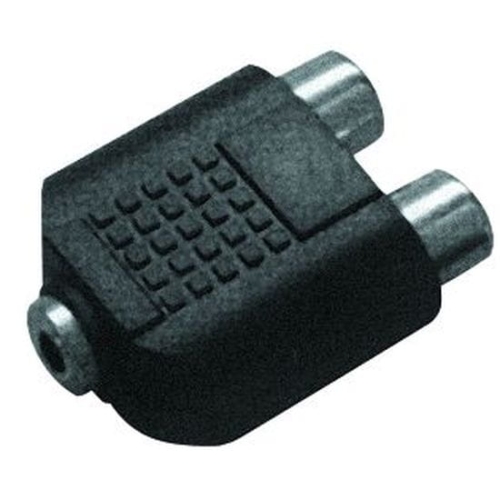 ZLA0311S - złącze gn.jack 3,5-2x gn. RCA